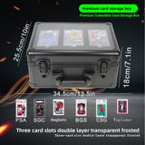 Double Layer Transparent Card Storage Box