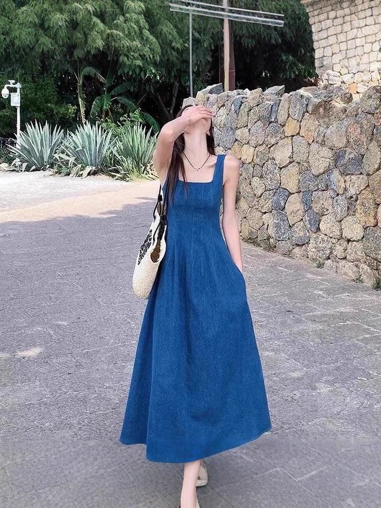 Denim dress