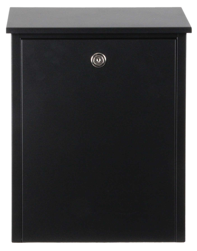 Qualarc Allux 200 Wall-Mount Locking Mailbox Black
