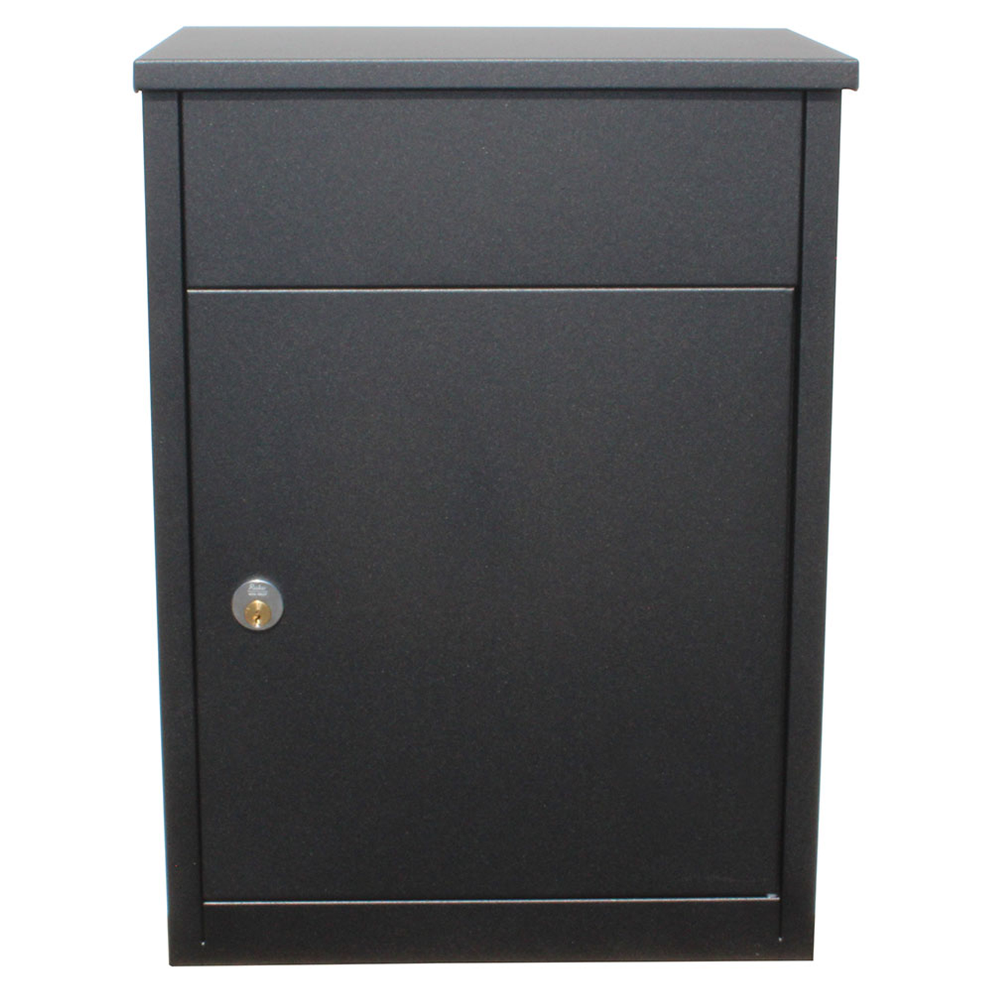 Allux 500 Wall Mount Mail & Parcel Box, Black