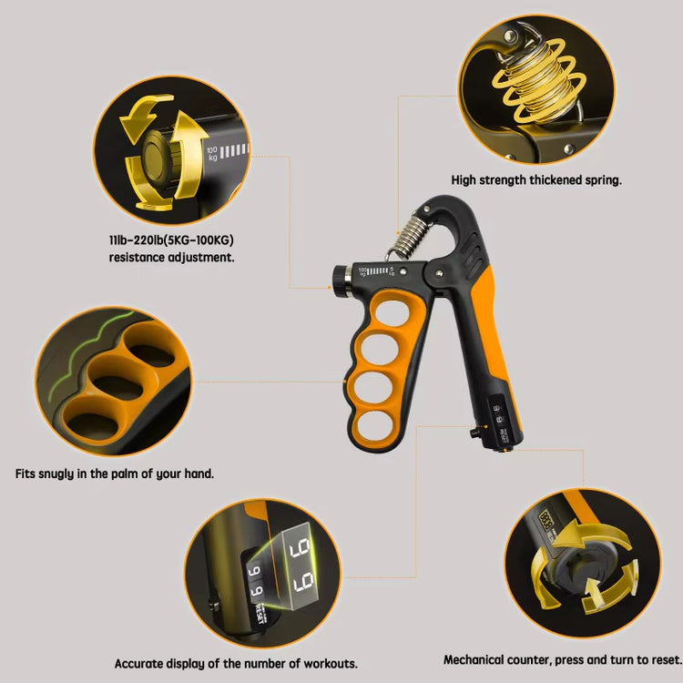 Hand gripper used for forearm training