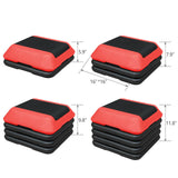 adjustable aerobic step platform close-up detail