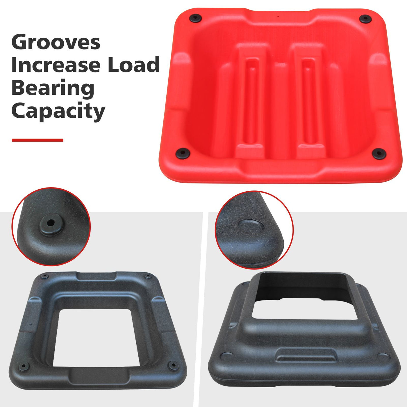 adjustable aerobic step platform side profile view
