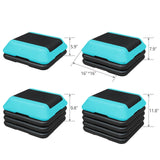 adjustable aerobic step platform close-up detail