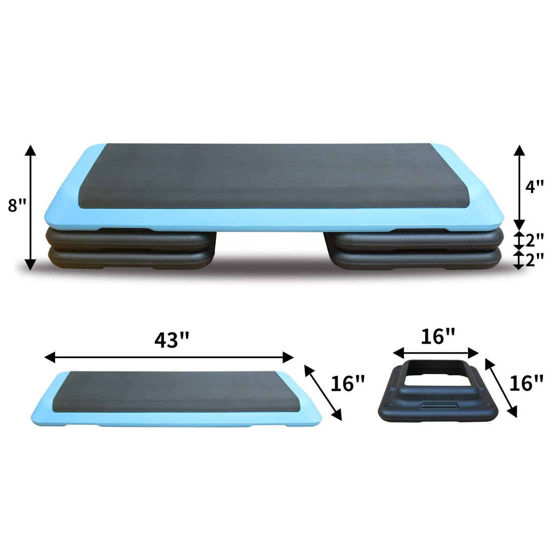 Adjustable Aerobic Step Workout Platform detail close-up