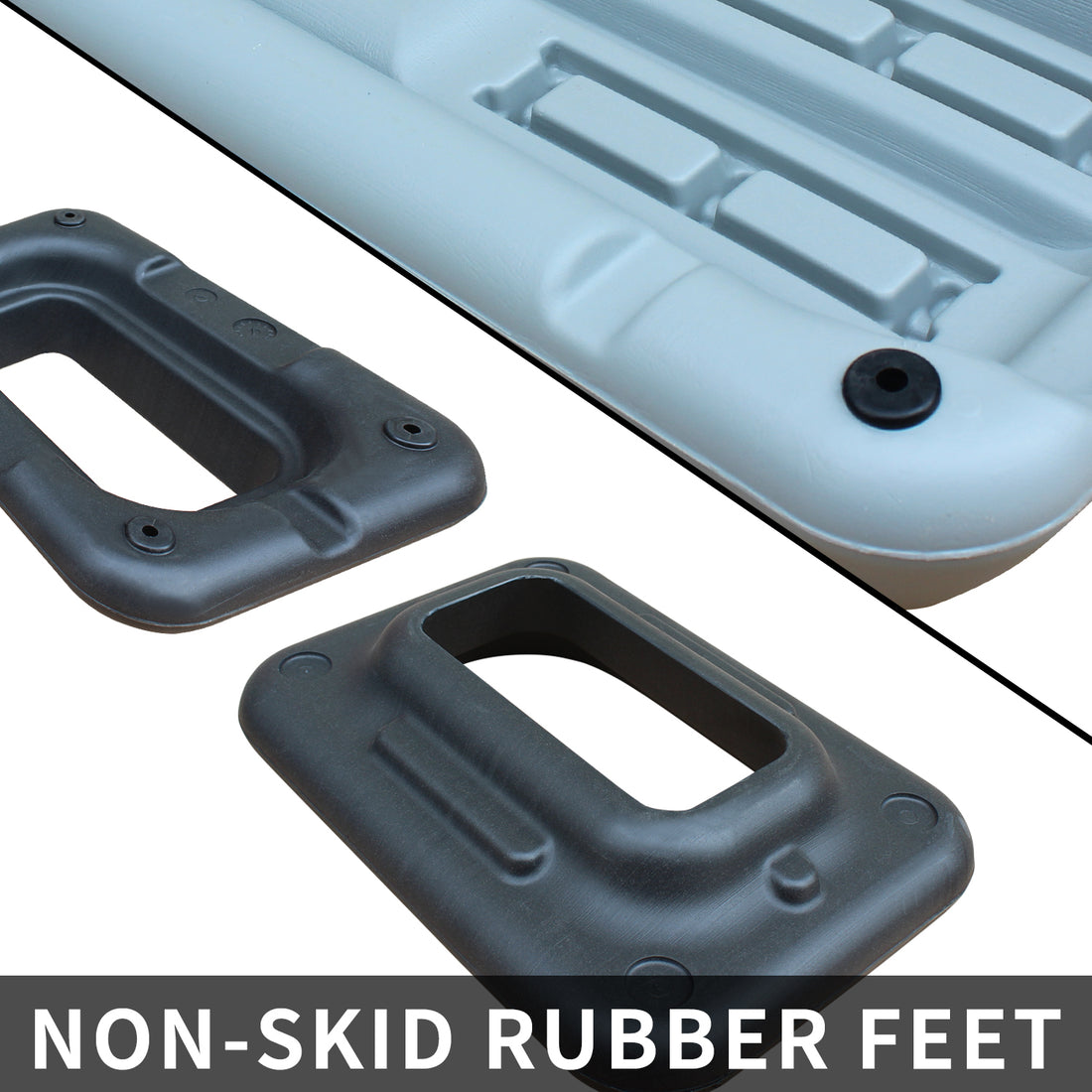 Aerobic stepper top surface close-up showing textured grip