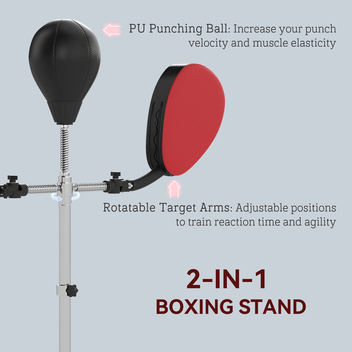Boxing bag trainer base construction