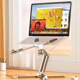 Adjustable Laptop Stand, front view at eye-level height