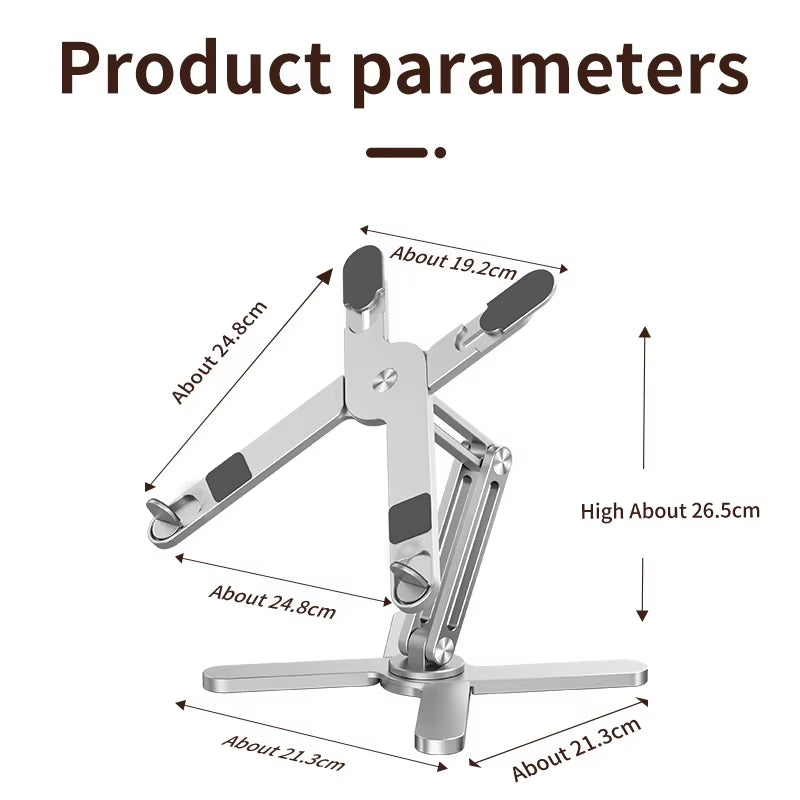 Adjustable Laptop Stand in a home office setup