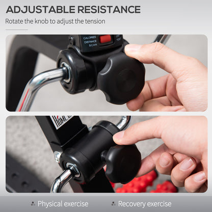 Pedal exerciser size and dimensions reference
