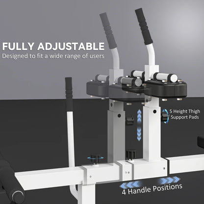 White calf raise machine padded seat detail