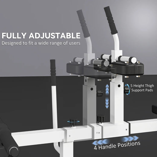 White calf raise machine padded seat detail