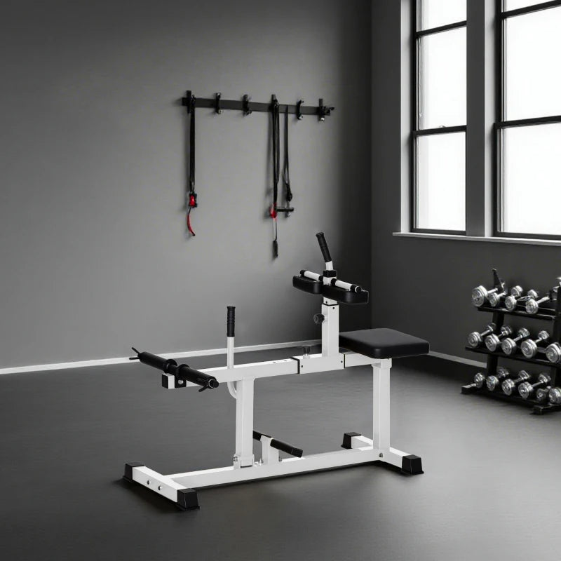 Calf raise lever and plate post detail