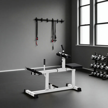 Calf raise lever and plate post detail