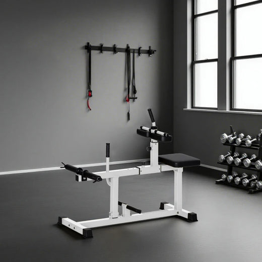 Calf raise lever and plate post detail