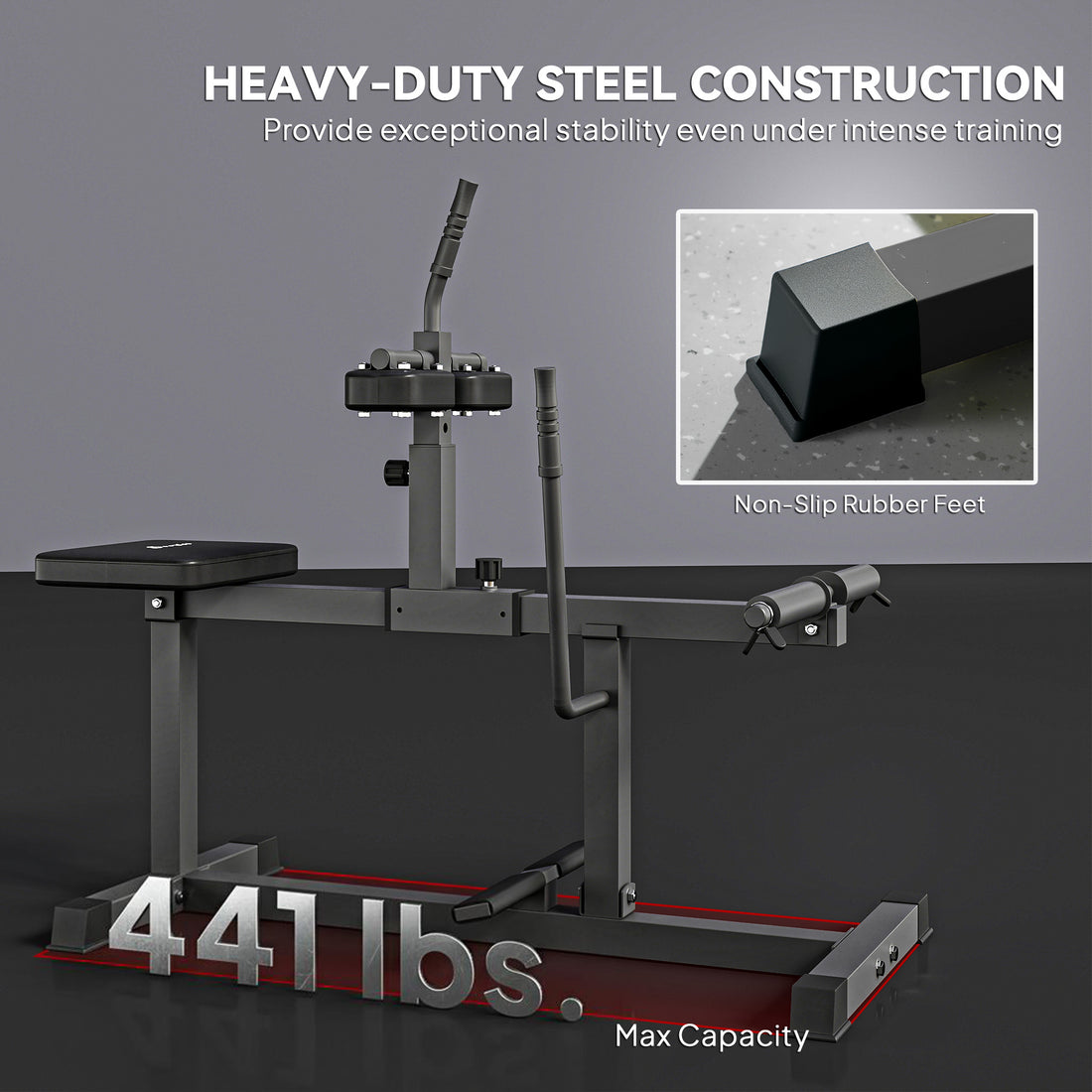 Seated calf raise lever arm and pad