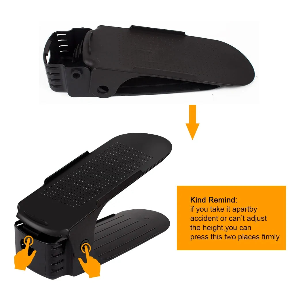 Adjustable Shoe Organizer Space Saving Rack25