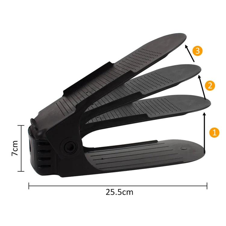 Adjustable Shoe Organizer Space Saving Rack26