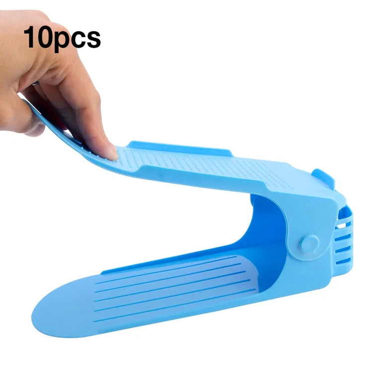 Adjustable Shoe Organizer Space Saving Rack4