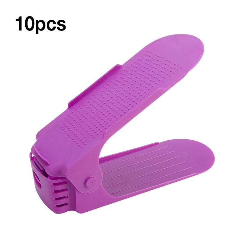 Adjustable Shoe Organizer Space Saving Rack43