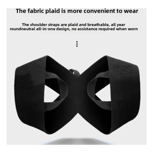 Posture corrector strap stitching and elastic detail