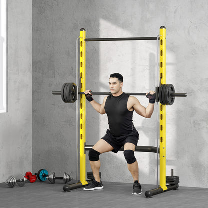 Adjustable Squat Rack Pull-Up Bench Press