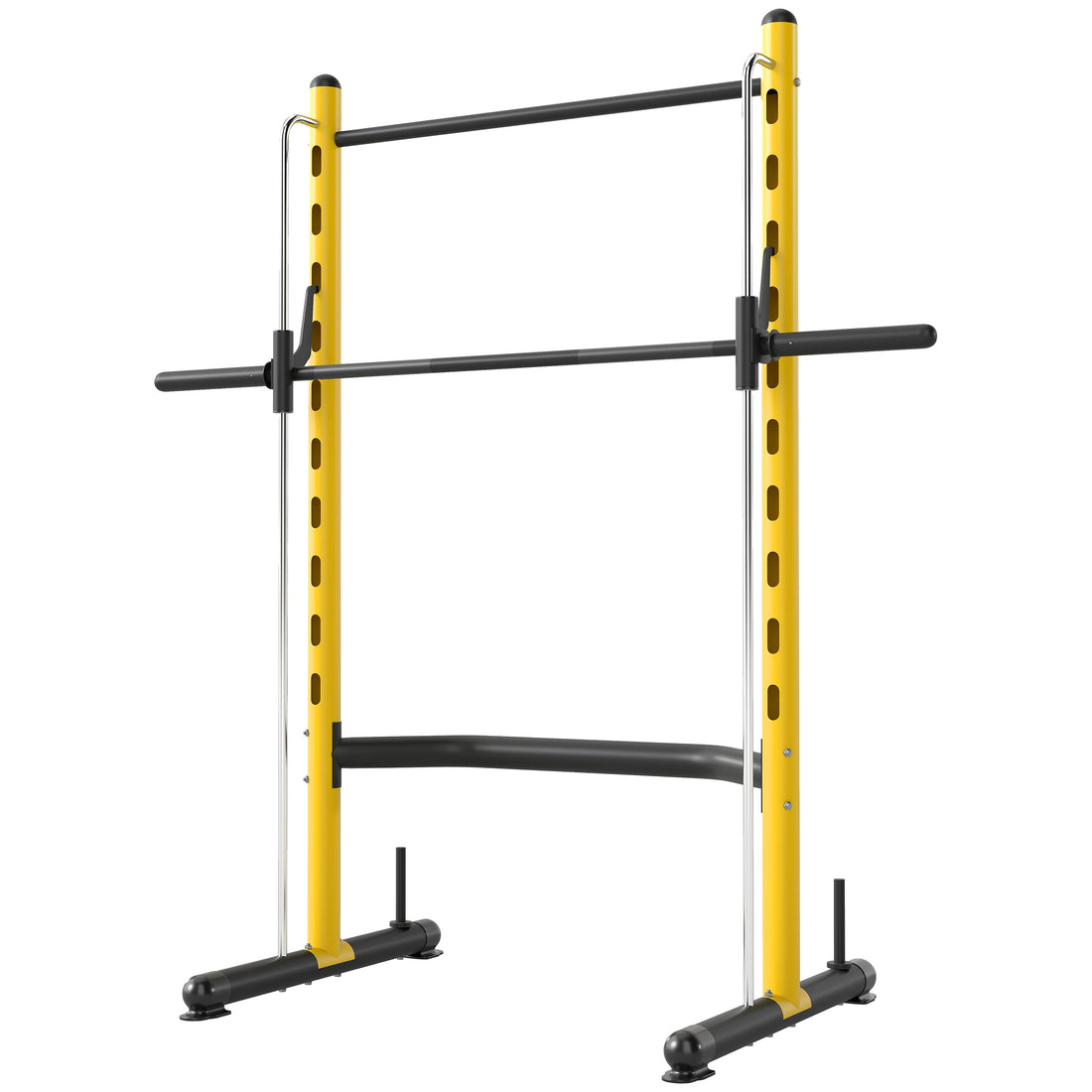 Squat rack pull-up bar bench press full setup