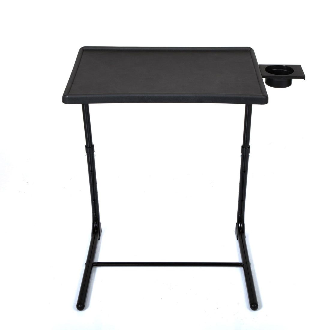 Adjustable TV Tray Table with Cup Holder2