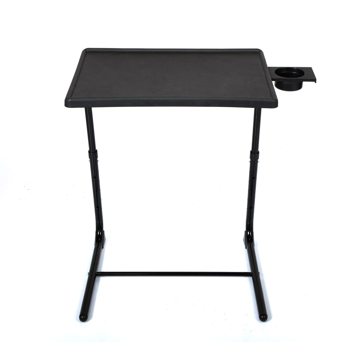 Adjustable TV Tray Table with Cup Holder2