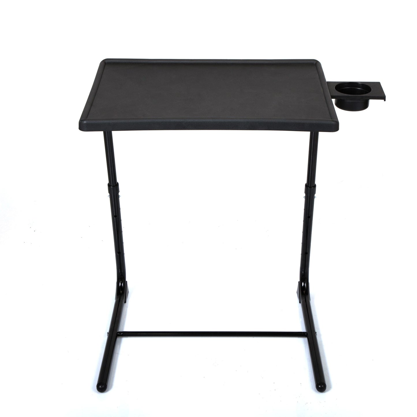 Adjustable TV Tray Table with Cup Holder2