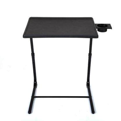 Adjustable TV Tray Table with Cup Holder2
