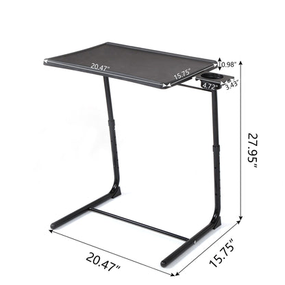 Adjustable TV Tray Table with Cup Holder8