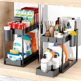 Adjustable Under Sink Organizer Set detail close-up