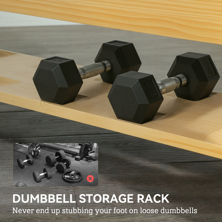 Adjustable weight bench in incline position
