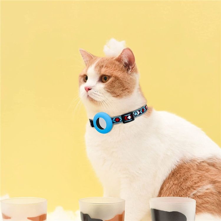 Airtag Pet Collar Bell Tassel2