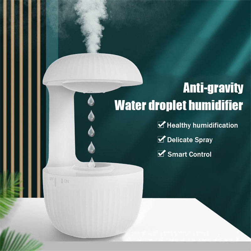 Product overview of anti-gravity air humidifier led mist humidifier