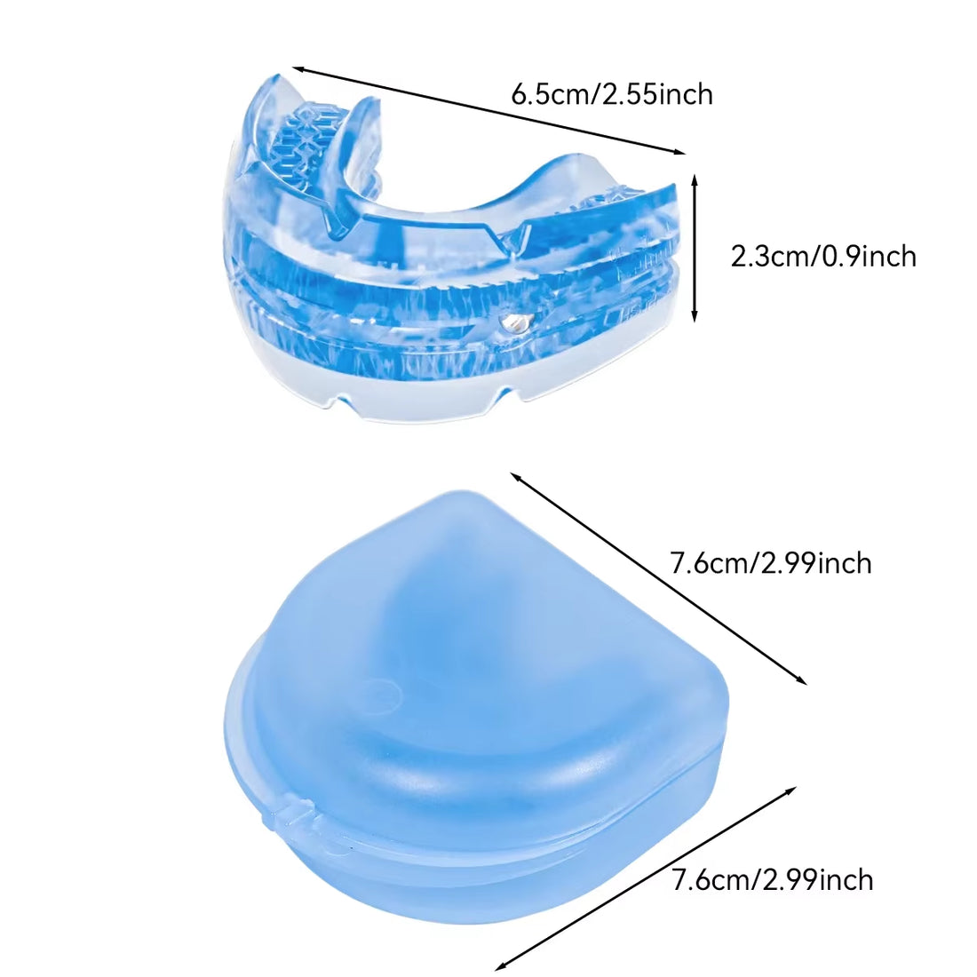 Stop snoring device fit illustration