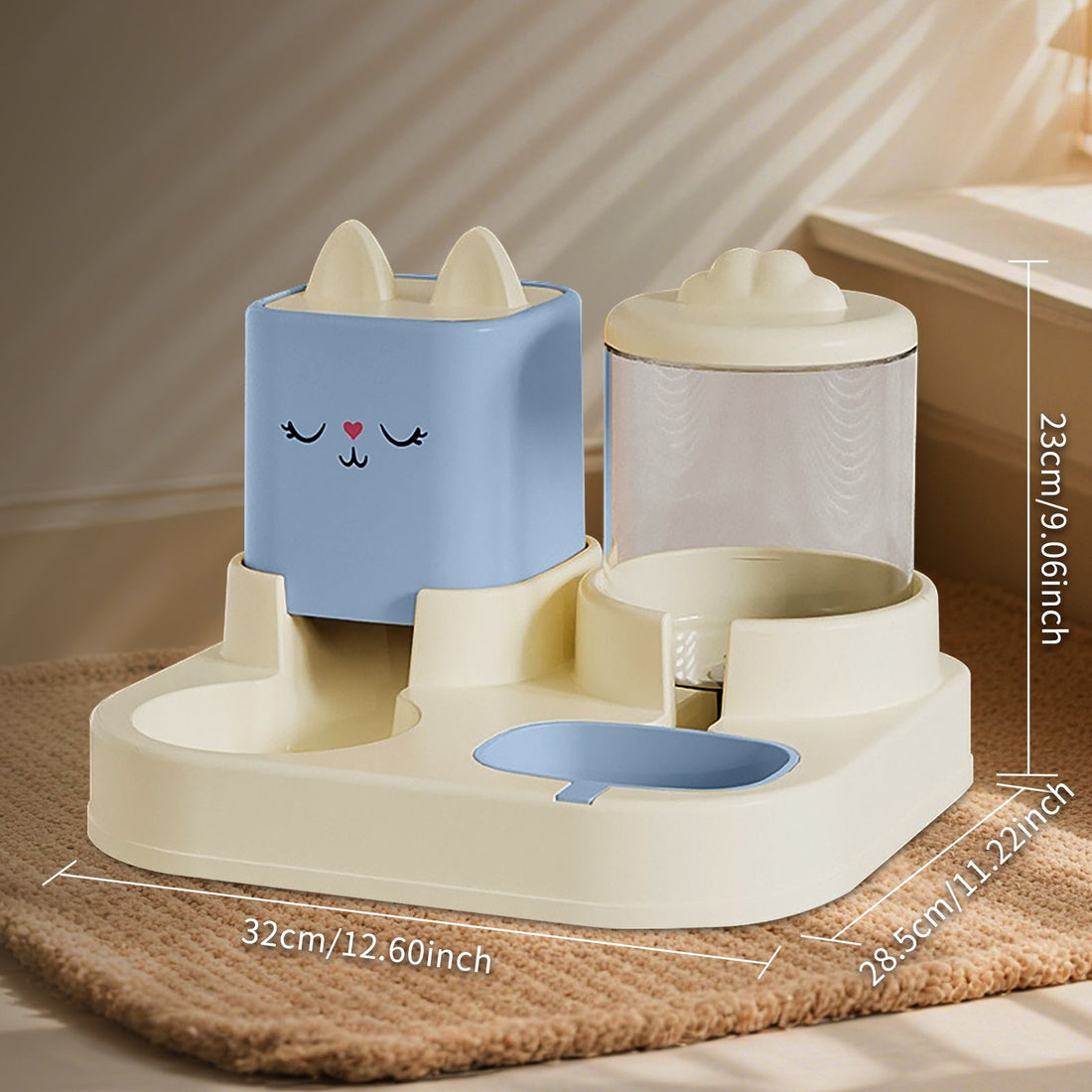 Automatic pet feeder timed meal control panel