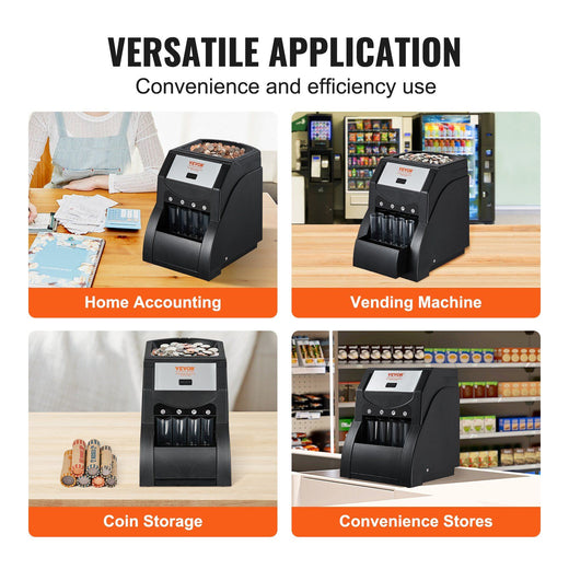 Automatic USD Coin Sorting Machine feature highlight. automatic usd coin sorter