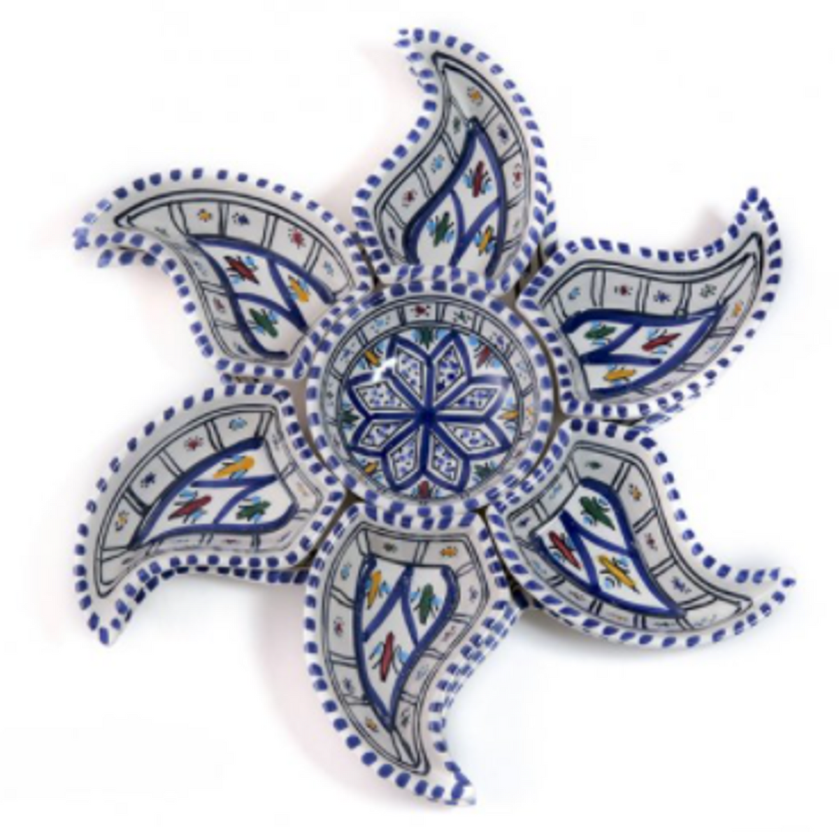 Kamsah Star Dipping and Serving Set - Handmade Ceramic