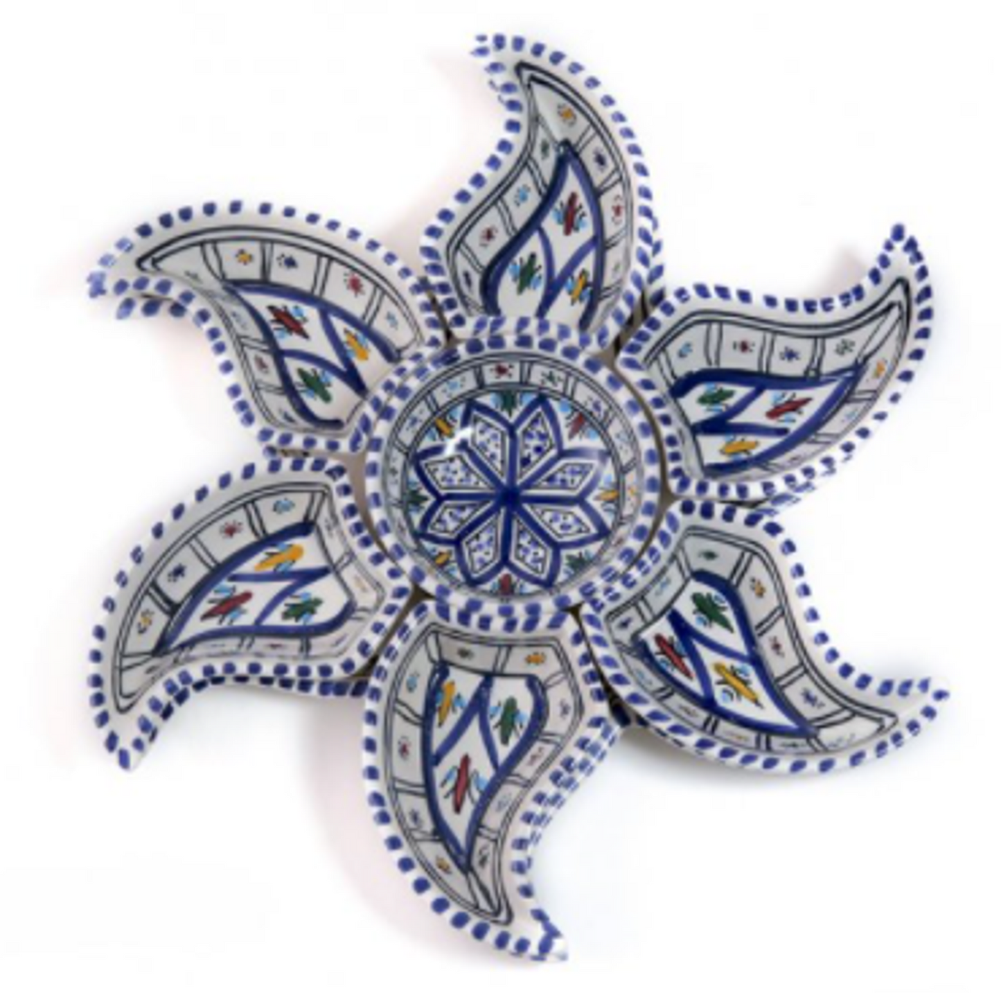 Kamsah Star Dipping and Serving Set - Handmade Ceramic