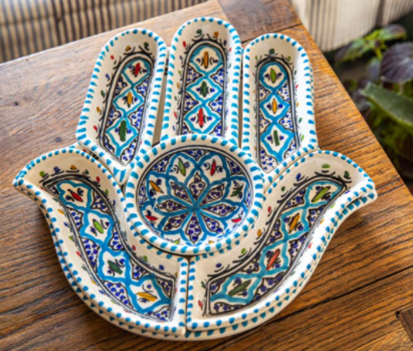 Kamsah Dipping and Serving Set - Handmade Ceramic