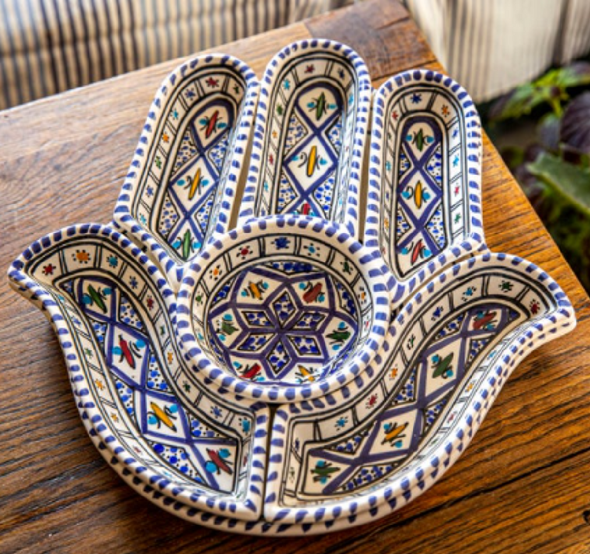 Kamsah Dipping and Serving Set - Handmade Ceramic