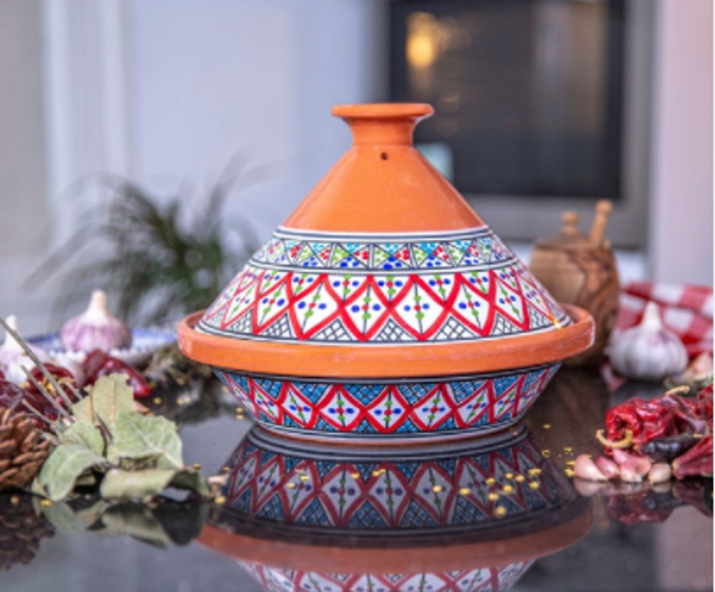 Kamsah Supreme Tagine - Handmade Ceramic Cooking Pot