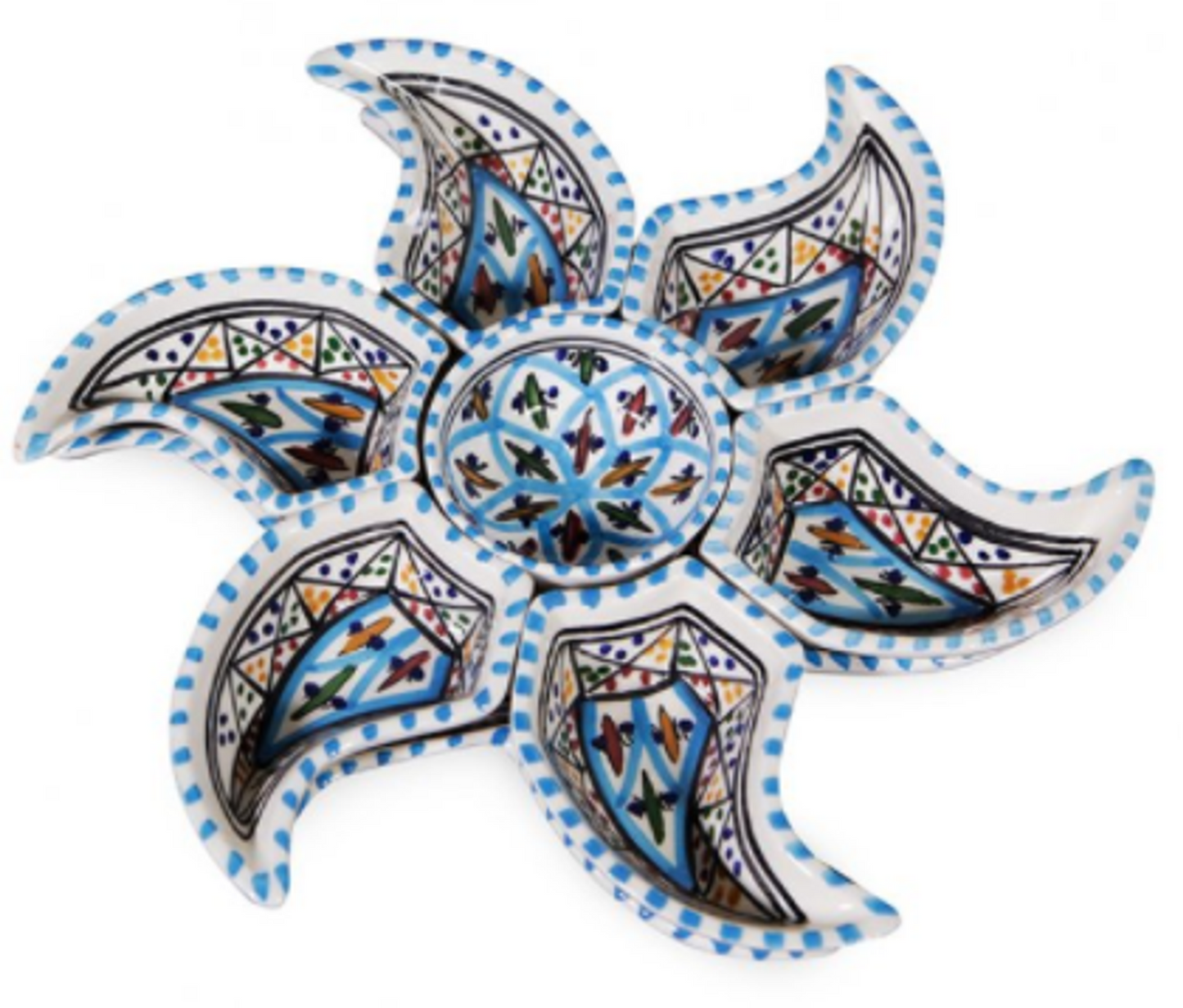 Kamsah Star Dipping and Serving Set - Handmade Ceramic