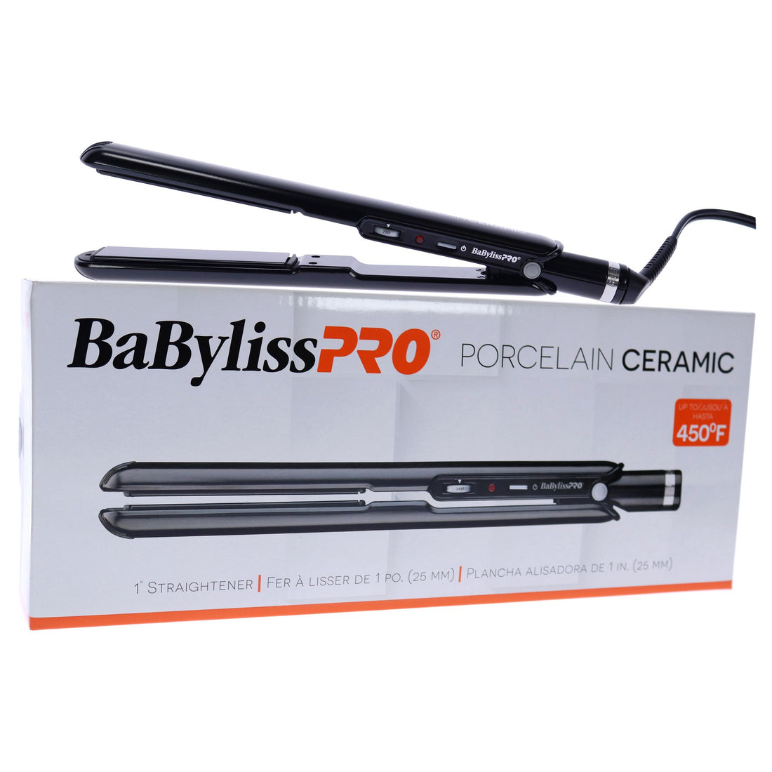 BaBylissPRO 1 Inch Ceramic Flat Iron detail view 2
