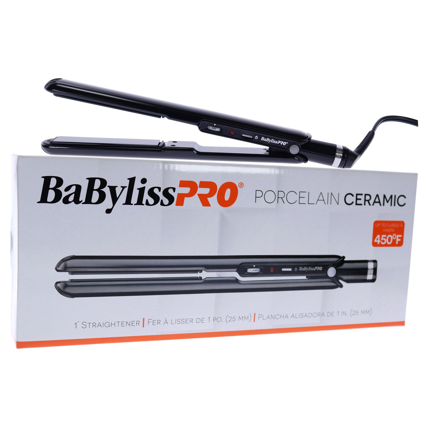 BaBylissPRO 1 Inch Ceramic Flat Iron detail view 2