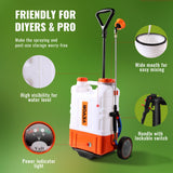 Battery backpack sprayer 4 gallon main product view