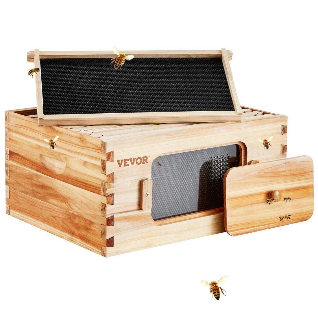 Bee hive starter kit with 10 cedar frames