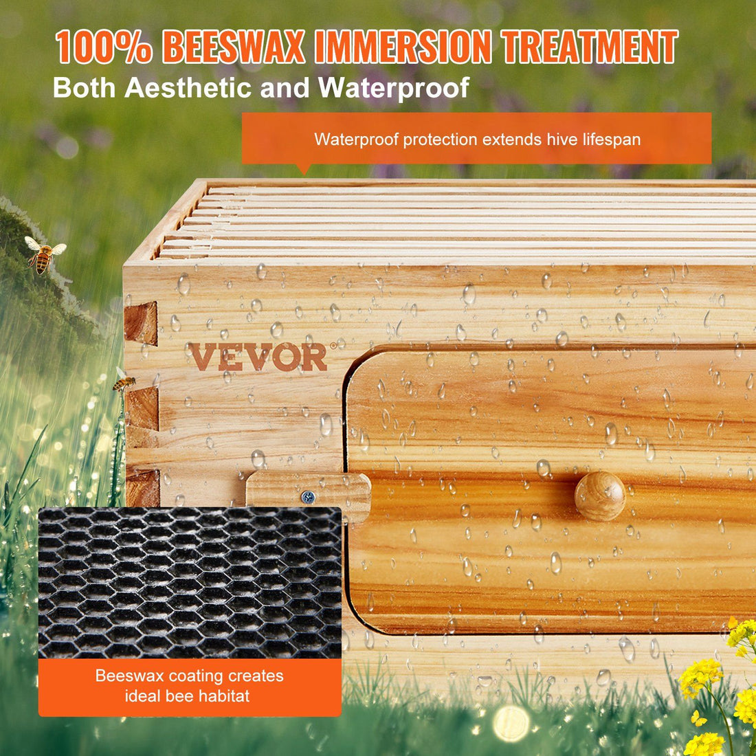 Bee hive starter kit assembled view